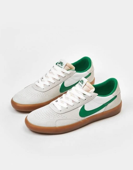 Nike SB Heritage Vulc Skate Shoes - Summit White/Lucky Green-White -Nike 001102626 2 be3783d7 9371 4191 8fa6 aebe1c44ae9e