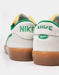 Nike SB Heritage Vulc Skate Shoes - Summit White/Lucky Green-White -Nike 001102626 5 3040f6a0 0e49 477d 9ee1 a4aa28c434fa