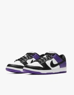 Nike SB Dunk Low Pro Skate Shoes - Court Purple/Black-White-Court Purple -Nike 001108796 1