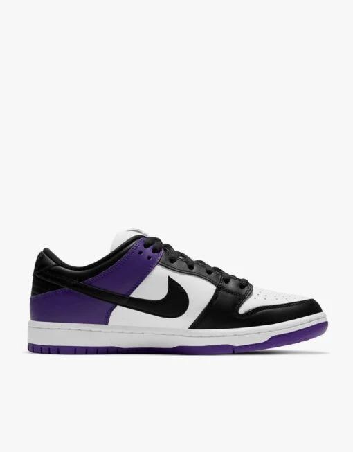 Nike SB Dunk Low Pro Skate Shoes - Court Purple/Black-White-Court Purple -Nike 001108796 5