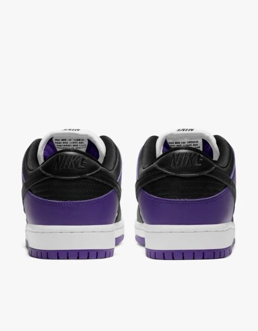 Nike SB Dunk Low Pro Skate Shoes - Court Purple/Black-White-Court Purple -Nike 001108796 7