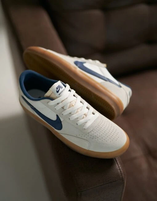 Nike SB Heritage Vulc Skate Shoes - Summit White/Navy-White-Gum Light Brown -Nike 001108801 1 583f7634 7163 4a9b bbc4 6f50a0bfd133