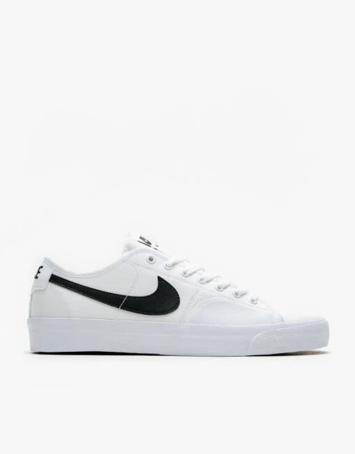 Nike SB BLZR Court Skate Shoes - White/Black-White-Black -Nike 001115058