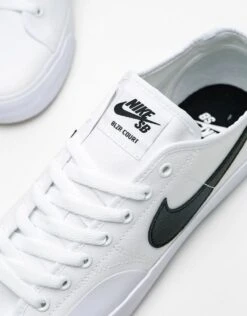 Nike SB BLZR Court Skate Shoes - White/Black-White-Black -Nike 001115058 3