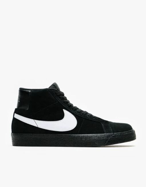 Nike SB Zoom Blazer Mid Skate Shoes - Black/White-Black-Black -Nike 001115094 218f7d0b 0ef8 4653 b841 89d785227800