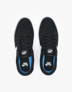 Nike SB Chron 2 Skate Shoes - Black/White-Black -Nike 001119096 4