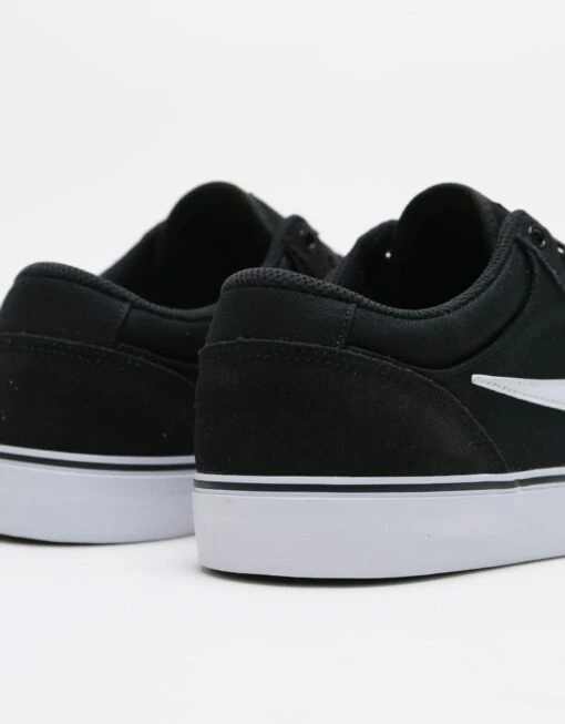 Nike SB Chron 2 Skate Shoes - Black/White-Black -Nike 001119096 7