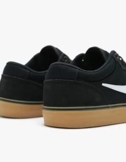 Nike SB Chron 2 Skate Shoes - Black/White-Black-Gum Light Brown -Nike 001119097 7