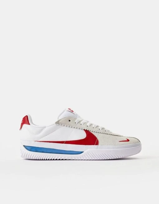 Nike SB BRSB Eco Skate Shoes - White/Varsity Red-Varsity Royal-White -Nike 001135460