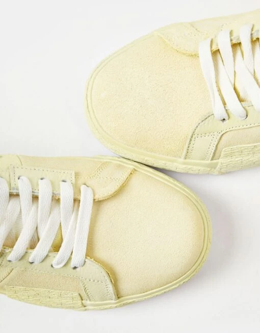 Nike SB Zoom Blazer Mid Premium Skate Shoes - Lemon Wash/Lemon Wash-Lemon Wash-White -Nike 001140504 3