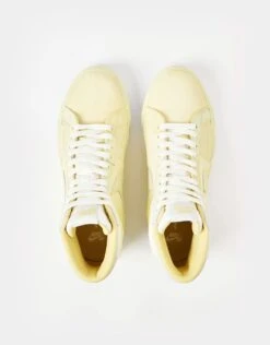 Nike SB Zoom Blazer Mid Premium Skate Shoes - Lemon Wash/Lemon Wash-Lemon Wash-White -Nike 001140504 7