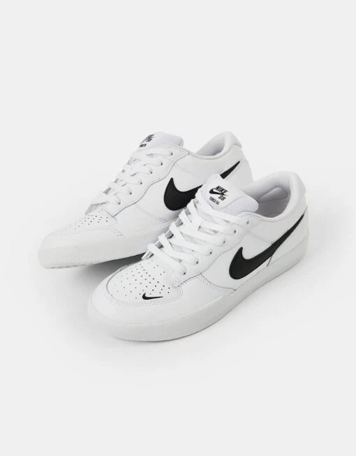 Nike SB Force 58 Premium Skate Shoes - White/Black-White-White -Nike 001140505 1