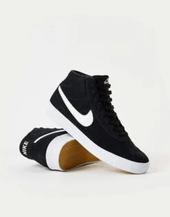 Nike SB Bruin High Skate Shoes - Black/White-Black-Gum Light Brown -Nike 001140513 5