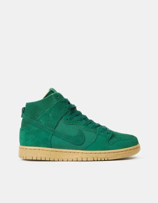 Nike SB Dunk High Pro Decon Skate Shoes - Gorge Green/Gorge Green-Black -Nike 001144538