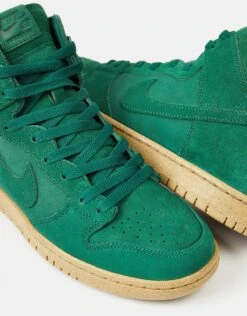 Nike SB Dunk High Pro Decon Skate Shoes - Gorge Green/Gorge Green-Black -Nike 001144538 4