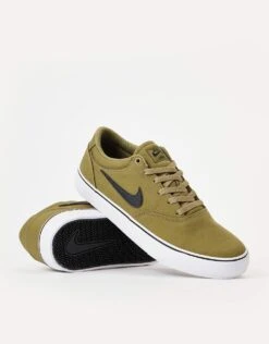 Nike SB Chron 2 Canvas Skate Shoes - Pilgrim/Black-Pilgrim-White -Nike 001144557 4