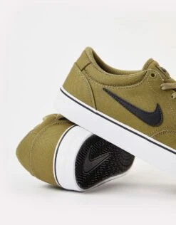 Nike SB Chron 2 Canvas Skate Shoes - Pilgrim/Black-Pilgrim-White -Nike 001144557 5