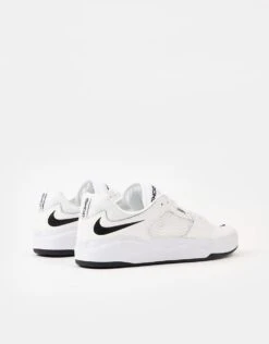 Nike SB Ishod Premium Skate Shoes - White/Black-White-Black -Nike 001144560 7