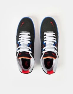 Nike SB Ishod Premium Skate Shoes - Black/University Red-Hyper Royal -Nike 001144561 7