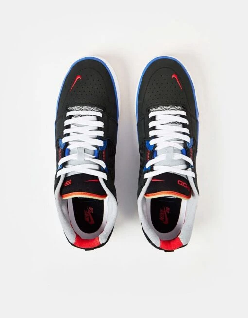 Nike SB Ishod Premium Skate Shoes - Black/University Red-Hyper Royal -Nike 001144561 7