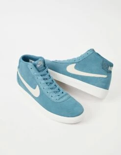 Nike SB Bruin High Skate Shoes - Noise Aqua/Lt Orewood Brn-Noise Aqua -Nike 001149104 3