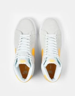 Nike SB Zoom Blazer Mid Skate Shoes - Summit White/Laser Orange-Summit White -Nike 001151298 5