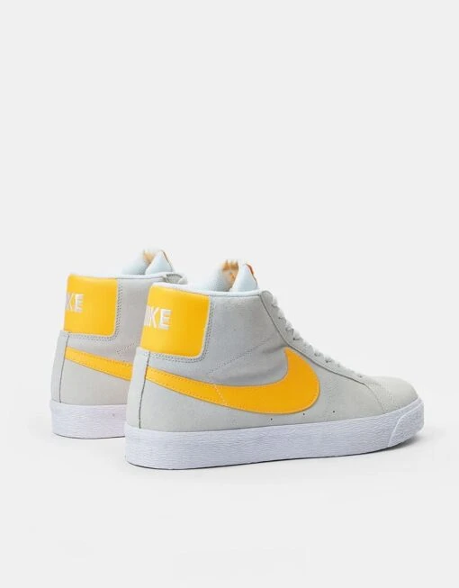 Nike SB Zoom Blazer Mid Skate Shoes - Summit White/Laser Orange-Summit White -Nike 001151298 6