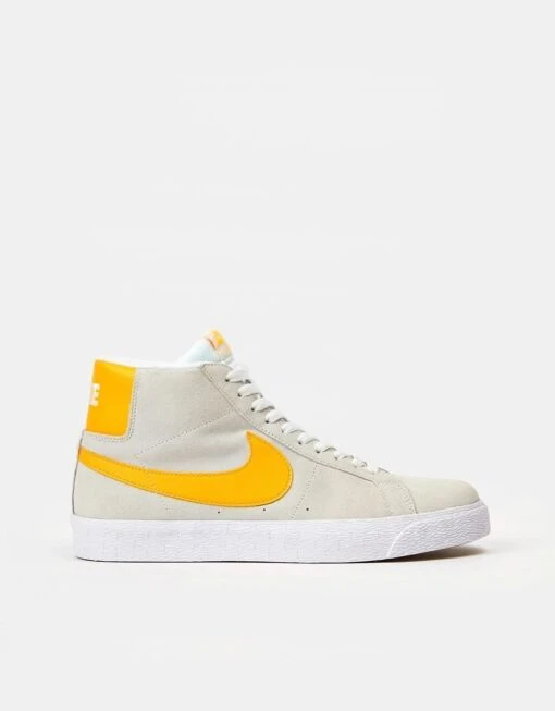 Nike SB Zoom Blazer Mid Skate Shoes - Summit White/Laser Orange-Summit White -Nike 001151298 bde3c51f 6dba 4025 9124 c663ca04a878