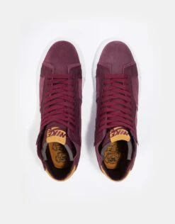 Nike SB Zoom Blazer Mid Premium Skate Shoes - Night Maroon/Rosewood-Night Maroon-White -Nike 001151300 6