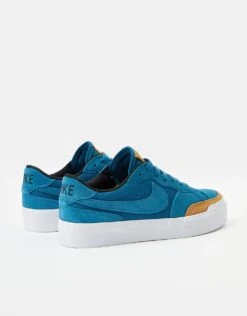 Nike SB Zoom Pogo Plus Premium Skate Shoes - Green Abyss/Green Abyss-Desert Ochre -Nike 001151304 7