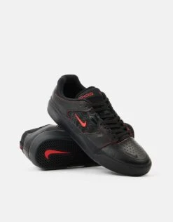 Nike SB Ishod Premium Skate Shoes - Black/University Red-Black-Black -Nike 001151305 3