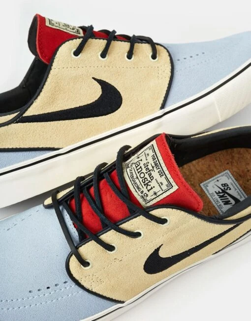 Nike SB Zoom Janoski OG+ Skate Shoes - Alabaster/Alabaster/Chile Red -Nike 001155013 3