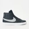 Nike SB 'Mason Silva' Zoom Blazer Mid QS Skate Shoes - Blackened Blue/Wolf Grey-Blackened -Nike 001156052