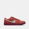 Nike SB Dunk Low Pro Premium Skate Shoes - Mystic Red/Emerald Rise-Rugged Orange-Rosewood-Mystic Red -Nike 001157771