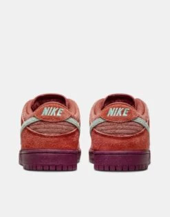 Nike SB Dunk Low Pro Premium Skate Shoes - Mystic Red/Emerald Rise-Rugged Orange-Rosewood-Mystic Red -Nike 001157771 3