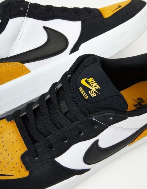 Nike SB Force 58 Skate Shoes - University Gold/Black-White -Nike 001157773 3