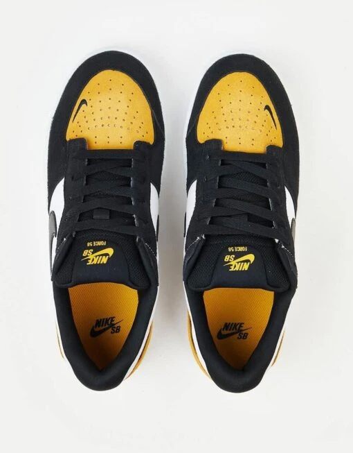 Nike SB Force 58 Skate Shoes - University Gold/Black-White -Nike 001157773 5