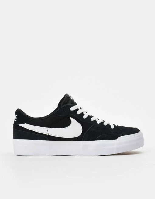 Nike SB Zoom Pogo Plus Skate Shoes - Black/White-Black-White-Gum Lt Brown -Nike 001160415