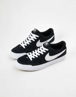 Nike SB Zoom Pogo Plus Skate Shoes - Black/White-Black-White-Gum Lt Brown -Nike 001160415 1