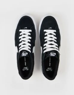 Nike SB Zoom Pogo Plus Skate Shoes - Black/White-Black-White-Gum Lt Brown -Nike 001160415 4