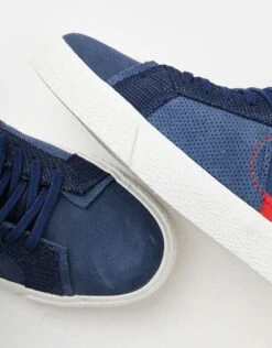 Nike SB Zoom Blazer Mid Premium Skate Shoes - Univ Red/Midnight Navy-Univ Gold-Summit White-Black -Nike 001160419 5