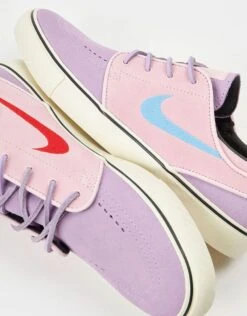 Nike SB Zoom Janoski OG+ Skate Shoes - Lilac/Noise Aqua-Med Soft Pink -Nike 001161494 2