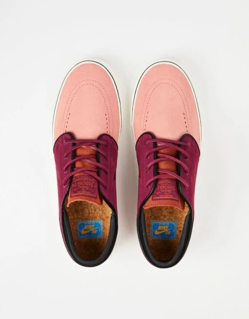 Nike SB Zoom Janoski OG+ Skate Shoes - Red Stardust/Team Red-Rosewood -Nike 001163235 2