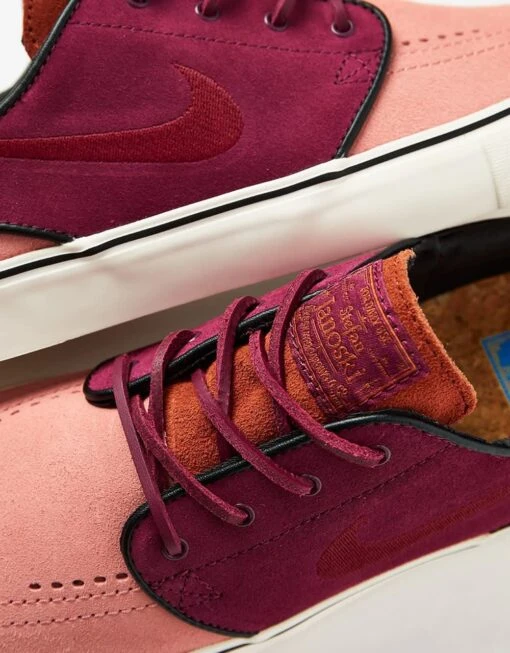 Nike SB Zoom Janoski OG+ Skate Shoes - Red Stardust/Team Red-Rosewood -Nike 001163235 5