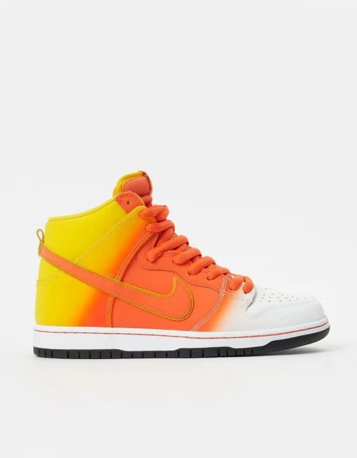 Nike SB 'Candy Corn' Dunk High Pro Skate Shoes - Amarillo/Orange-White-Black -Nike 001163398