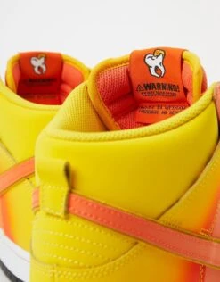 Nike SB 'Candy Corn' Dunk High Pro Skate Shoes - Amarillo/Orange-White-Black -Nike 001163398 2