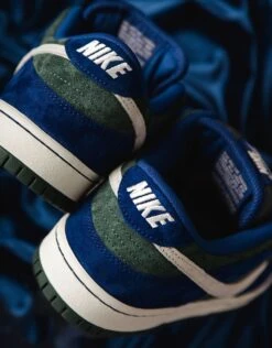 Nike SB 'Wildcard' Dunk Low Pro Skate Shoes - Dark Green/Blue/White -Nike 001163706 3