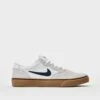 Nike SB Chron 2 Skate Shoes - White/Obsidian-White-Gum Lt Brown-Black -Nike 001163711