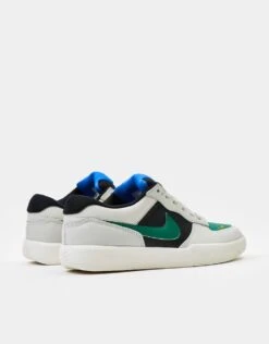 Nike SB Force 58 Premium L Skate Shoes - Lt Bone/Malachite-Black-Sail-Racer Blue-Univ Gold -Nike 001163714 4