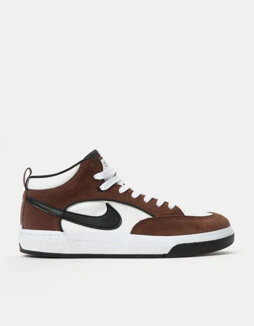 Nike SB React Leo Skate Shoes - Lt Chocolate/Black-White-Black-White-Black -Nike 001163718